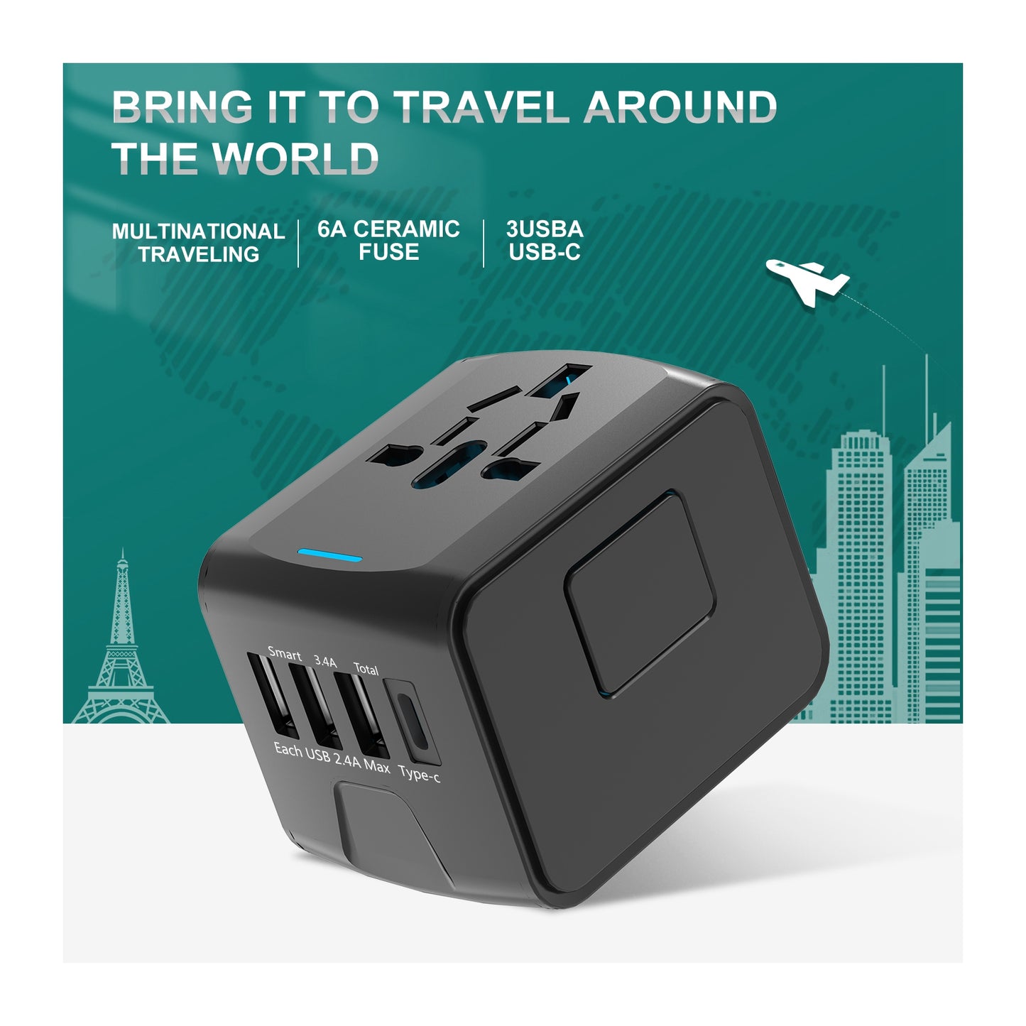 🔥ADAPTATEUR UNIVERSEL DE VOYAGE🔥