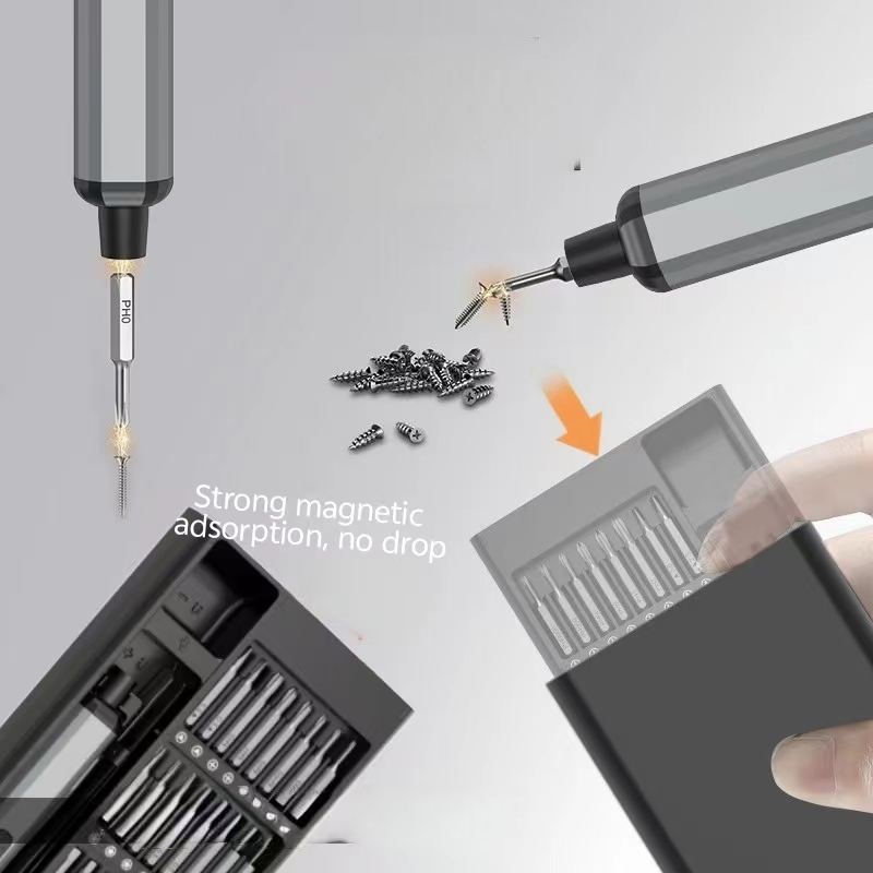 🔥SOLDE DU NOUVEL AN 49% DE RÉDUCTION🔥Mini Tournevis Électrique de Précision 68 en 1 – La Révolution du Bricolage de Haute Précision